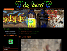 Tablet Screenshot of de-locos-tapas.com